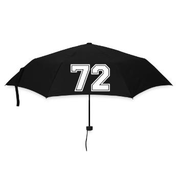 72 - Regenschirm (klein) - Schwarz - Vorne