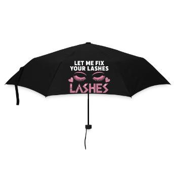 Schönheit bis zur Perfektion - Regenschirm (klein) - Schwarz - Vorne