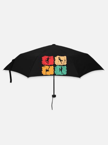 Football vintage – Solar Pulse - Umbrella (small) - black