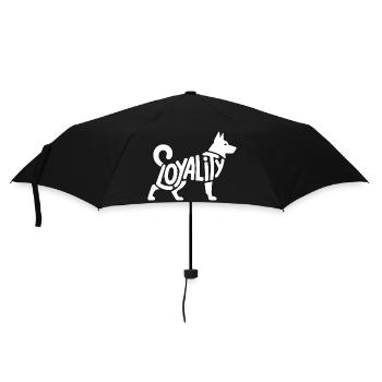 Loyality - Cool Dog Pet Sticker - Umbrella (small) - black - Front
