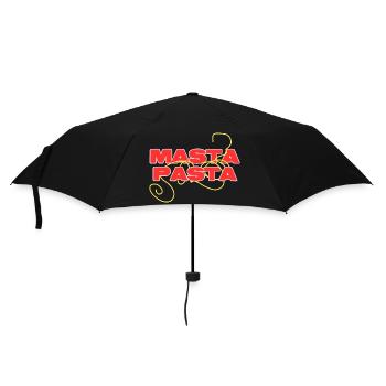 Italian pasta pur - Regenschirm (klein) - Schwarz - Vorne