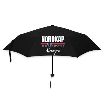 Nordkap - Regenschirm (klein) - Schwarz - Vorne
