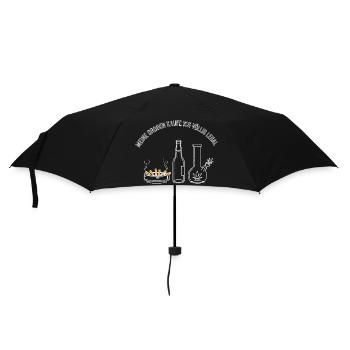 My drugs – completely legal! - Umbrella (small) - black - Front