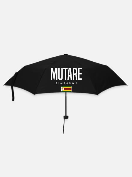 Mutare Simbabwe - Regenschirm (klein) - Schwarz