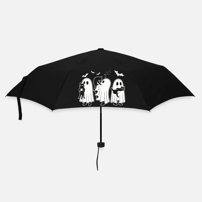 Halloween Cat Lovers  - Regenschirm (klein) - Schwarz