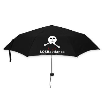 LosBastiano's "Bloody Night" – Skull & Bones - Umbrella (small) - black - Front