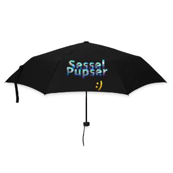 Sesselpupser - Regenschirm (klein) - Schwarz - Vorne