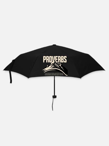 Proverbs 3 5 6 Trust Mr. Berg Faith - Umbrella (small) - black
