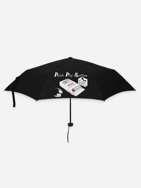 Thème musical vintage - Parapluie standard - noir