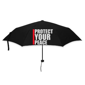 Protect Your Peace Mental Health Mindfulness - Umbrella (small) - black - Front