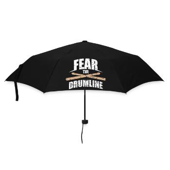 Fear The Drum Line Vintage Drumsticks Music Design - Regenschirm (klein) - Schwarz - Vorne