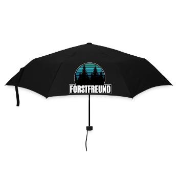 Forst Freund - Regenschirm (klein) - Schwarz - Vorne