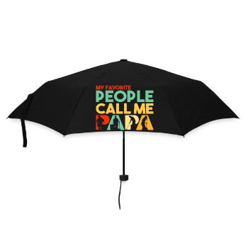 My Favorite People Call Me Papa Janitor - Umbrella (small) - black - Front