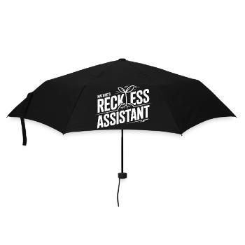 Der rücksichtslose Assistent der Natur - Regenschirm (klein) - Schwarz - Vorne