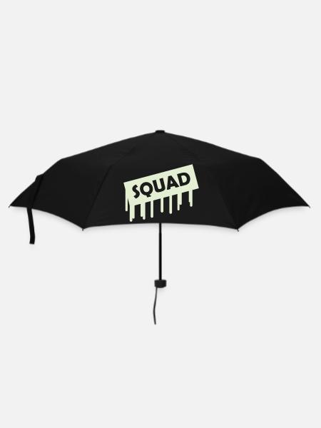 squad - Regenschirm (klein) - Schwarz