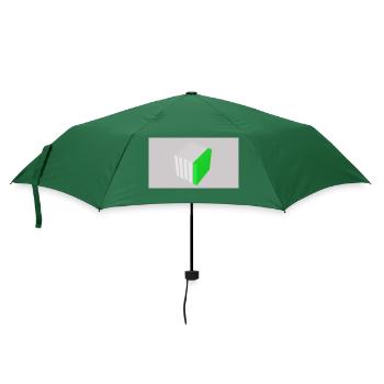 Spaltwürfel grün - Regenschirm (klein) - Flaschengrün - Vorne