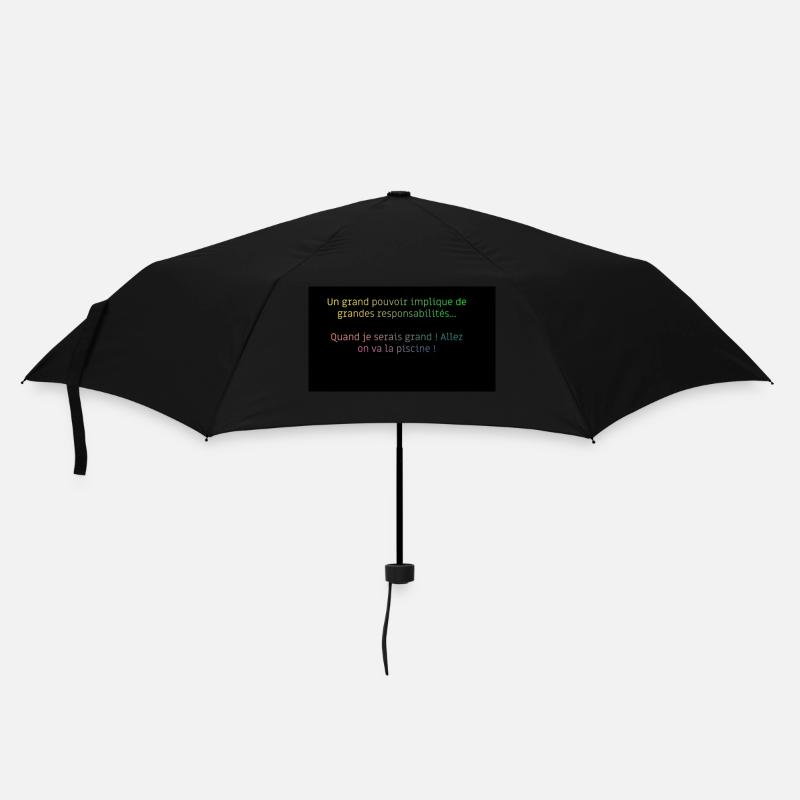 phrase inspirante malicieuse - Parapluie standard - noir