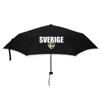 Sverige Suède Vintage Drapeau suédois Suède - Parapluie standard - noir - Devant