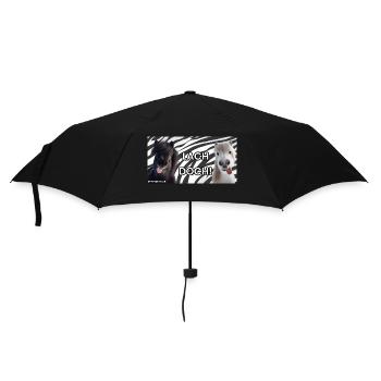 Lachen ist gesund! - Regenschirm (klein) - Schwarz - Vorne