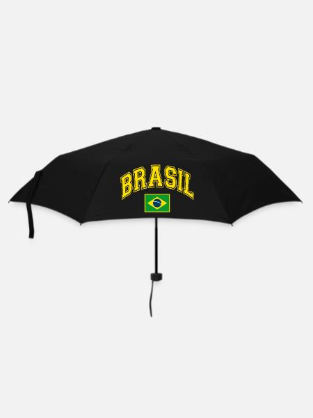 Drapeau du Brésil - Parapluie standard - noir