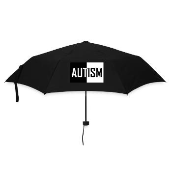 Autismus - Regenschirm (klein) - Schwarz - Vorne