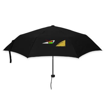 Mutterschiff - Regenschirm (klein) - Schwarz - Vorne