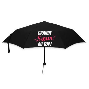 grande sœur au top / super grande soeur - Parapluie standard - noir - Devant