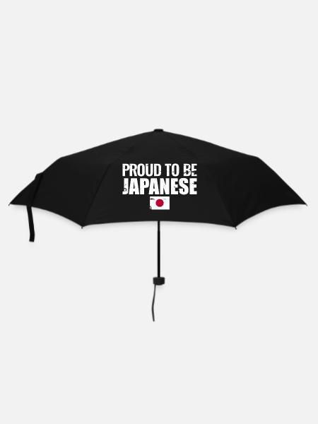 Proud To Be Japanese Japan Japanisch Japaner - Umbrella (small) - black