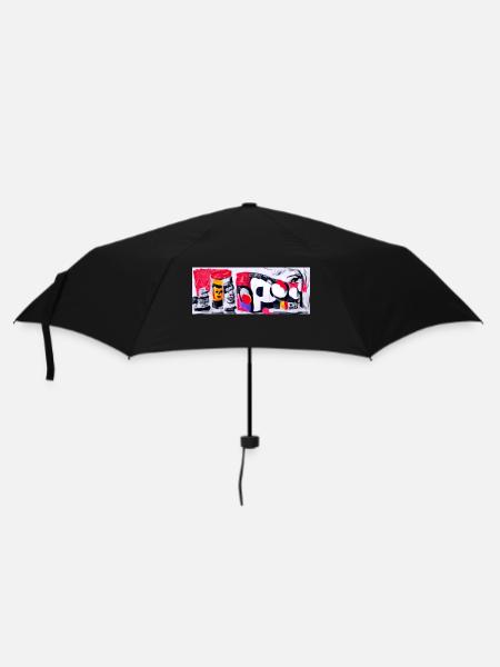 Pop Art 80s Style Banner - Umbrella (small) - black
