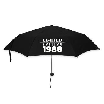 Né en 1988 35ème anniversaire Cadeau homme / femme - Parapluie standard - noir - Devant