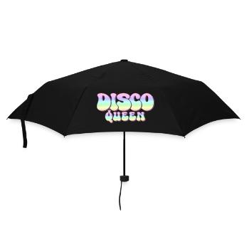 Discoqueen 70er Jahre Party groovy des années 70 Disco Queen - Parapluie standard - noir - Devant