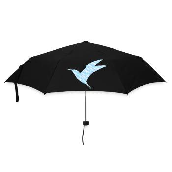 Birds in the clouds - Umbrella (small) - black - Front