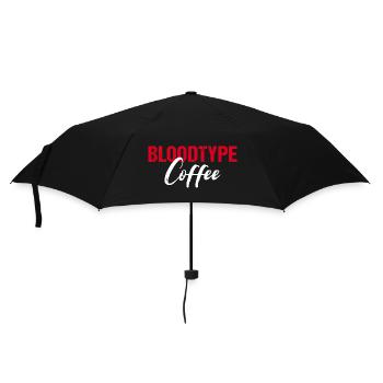 Groupe sanguin Amateurs de café - Parapluie standard - noir - Devant