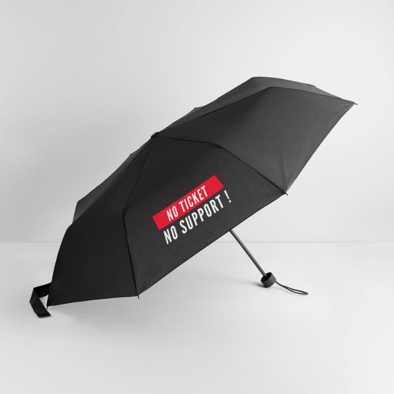 No ticket no support! EDV IT Informatiker Spruch Regenschirm (klein)