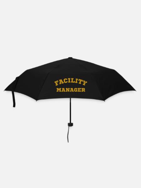 Facility Manager Haustechniker Hausmeister - Regenschirm (klein) - Schwarz