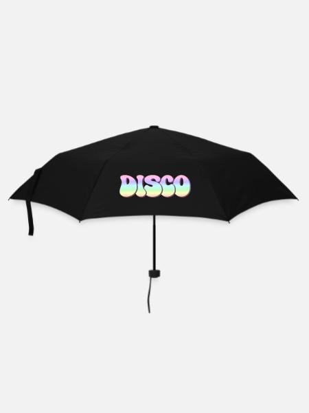Disco - Regenschirm (klein) - Schwarz