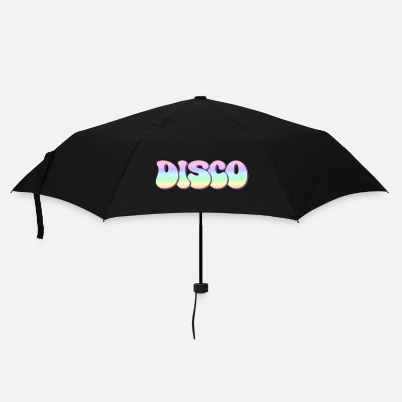 Disco - Regenschirm (klein) - Schwarz