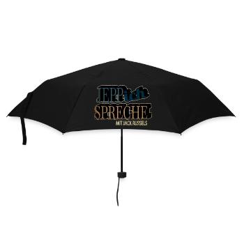 schäferhund lustig lieblingshund spaß geschenk - Regenschirm (klein) - Schwarz - Vorne