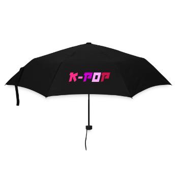 K-Pop Korean Pop Music - Umbrella (small) - black - Front