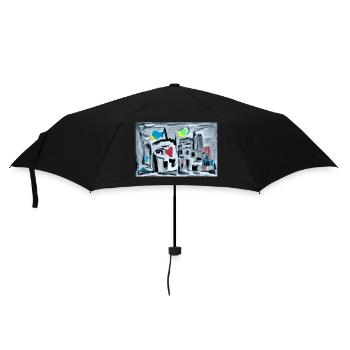 Flux de la ville - Parapluie standard - noir - Devant