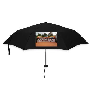 ANTIFA AREA - Regenschirm (klein) - Schwarz - Vorne