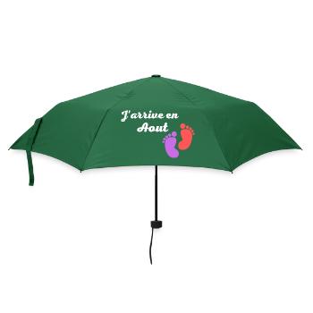 J arrive en aout - Parapluie standard - vert bouteille - Devant