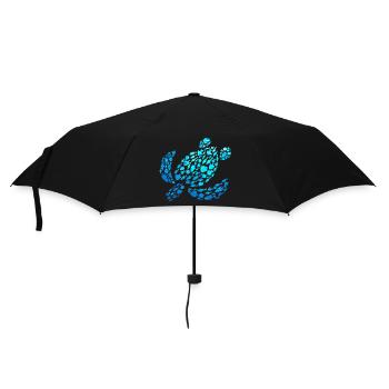 Turtle Sea Ocean Animals Turtle - Umbrella (small) - black - Front