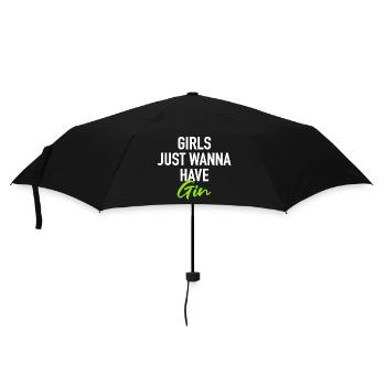 Les filles veulent juste avoir du Gin - Parapluie standard - noir - Devant
