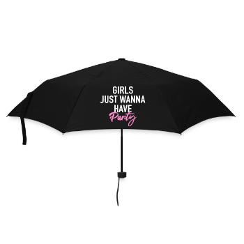 Girls just want to have party - Umbrella (small) - black - Front