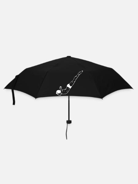 Turmspringer - Regenschirm (klein) - Schwarz