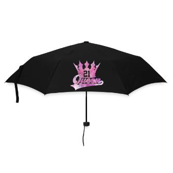 QUEEN 21ST BIRTHDAY SWEET 21 - Umbrella (small) - black - Front