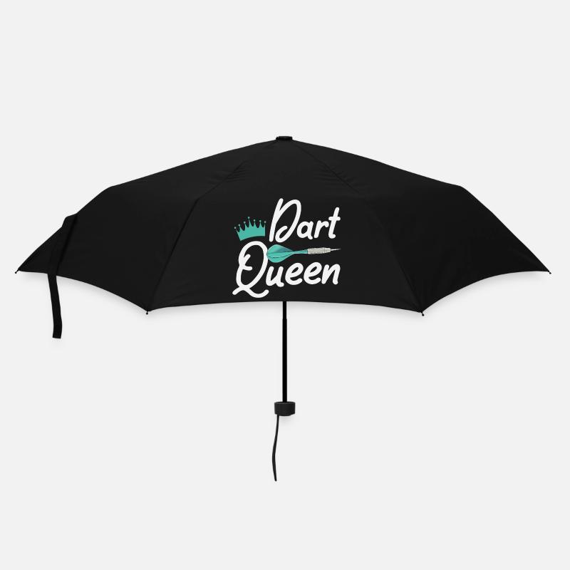Dart Darts - Regenschirm (klein) - Schwarz