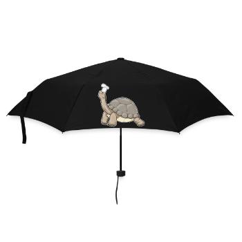 Turtle Chef Chef Chef Hat Cooking - Umbrella (small) - black - Front