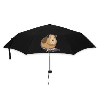 Hamster Musicien Musique Clavier - Parapluie standard - noir - Devant